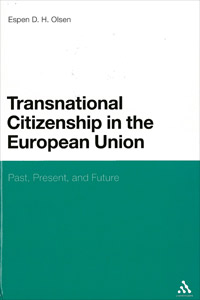 Book cover for Espen D. H. Olsen's book "Transnational Citizenship in the European Union".