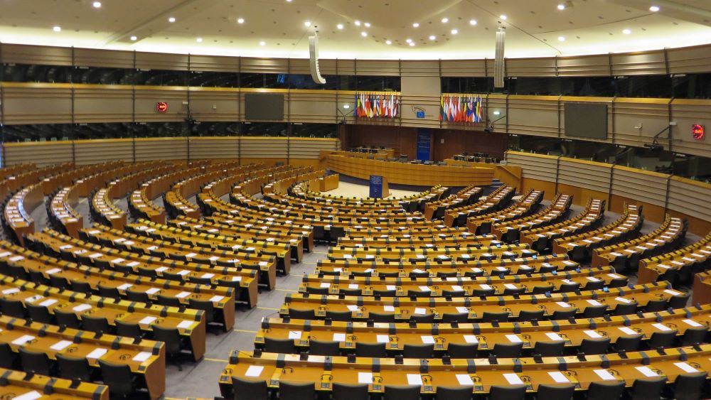 A room in the European Parliament 