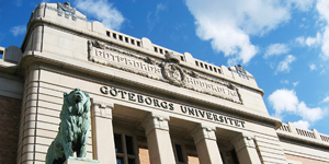 The facade of the University of Gothenburg.