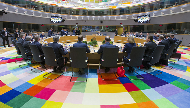 European Council meeting 