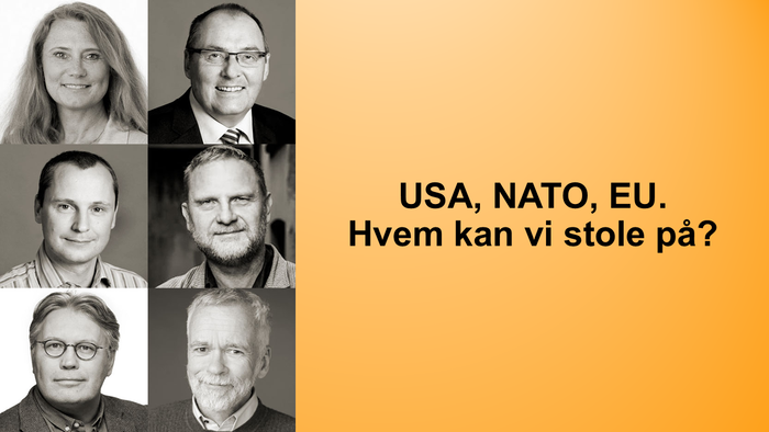 Frokostmøte: USA, Nato, EU. Hvem kan vi stole på?