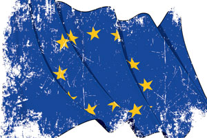 EU flag from book cover
