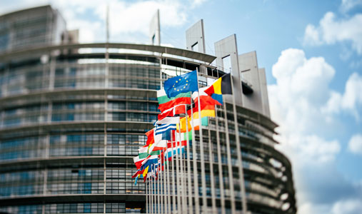 Europaparlamentet i Strasbourg (colourbox.com)