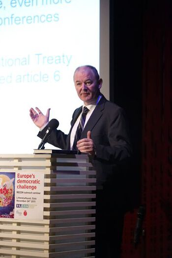 RECON outreach conference, Oslo November 24 2011.