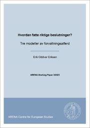 Photo shows cover page of research paper with the title and a blue background 