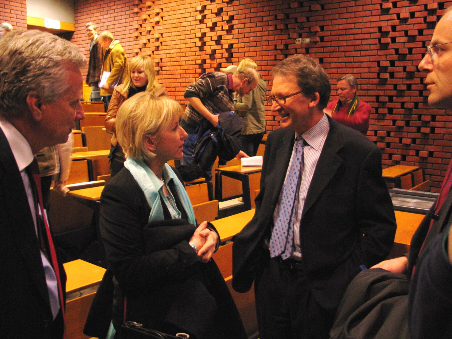 2005: EU-kommisjonens Visepresident Margot Wallström med Morten Egeberg