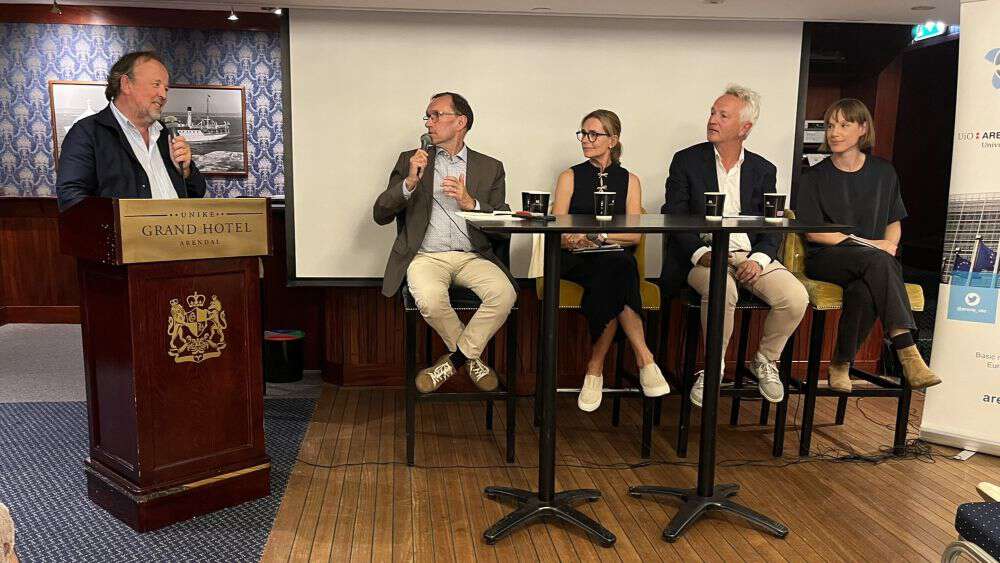panel på scenen