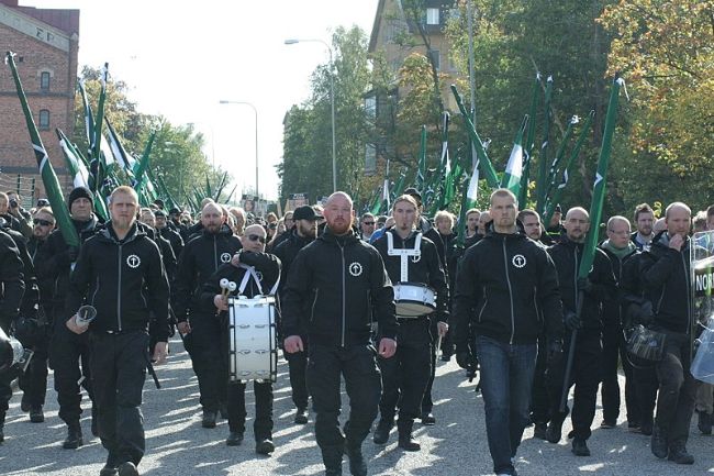 Nordisk Motstandsbevelgese demonstration
