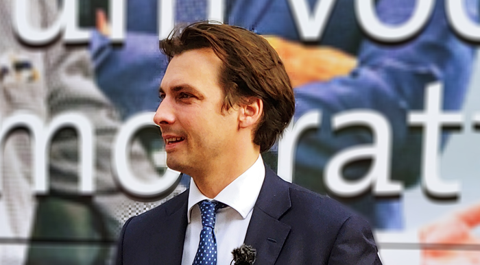 man with dark hair