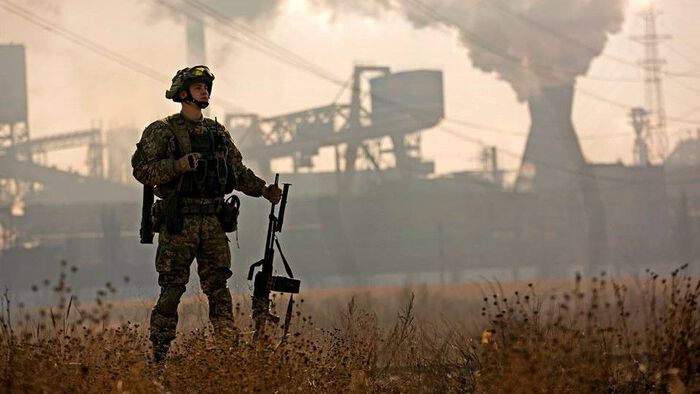 soldier with gun