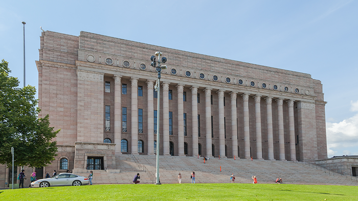 Big parliament building