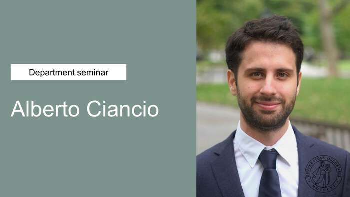 A photograph of Alberto Ciancio