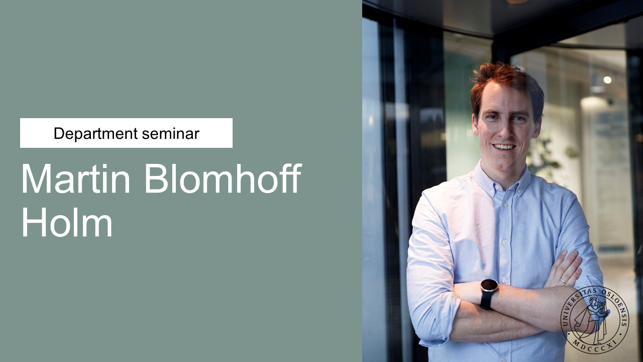 A photograph of Martin Blomhoff Holm
