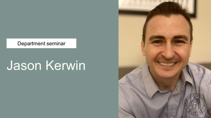 A photograph of Jason Kerwin