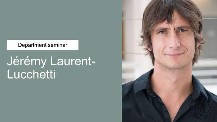 A photograph of Jérémy Laurent-Lucchetti
