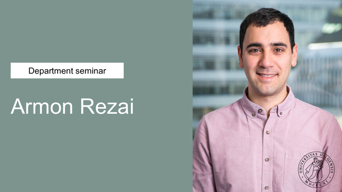 A photograph of Armon Rezai