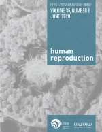 Front page of journal Human Reproduction