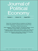 Photo: Journal of Political Economy