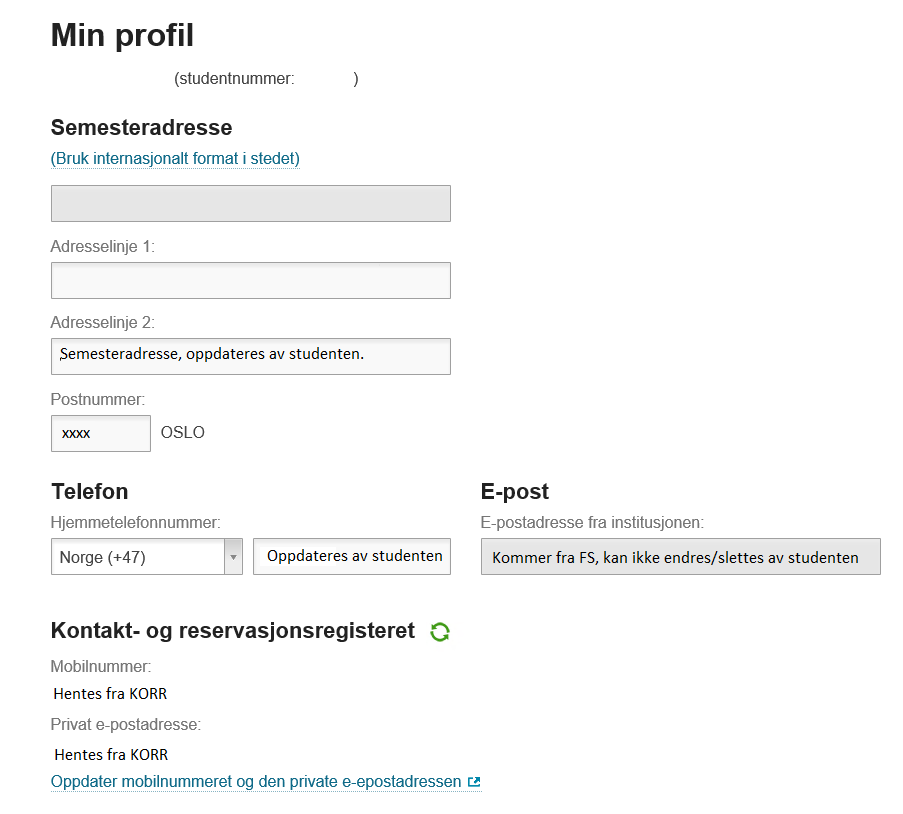 Bilde av Studentweb