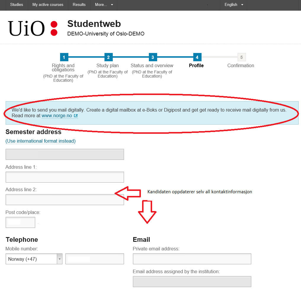 Bilde av Studentweb