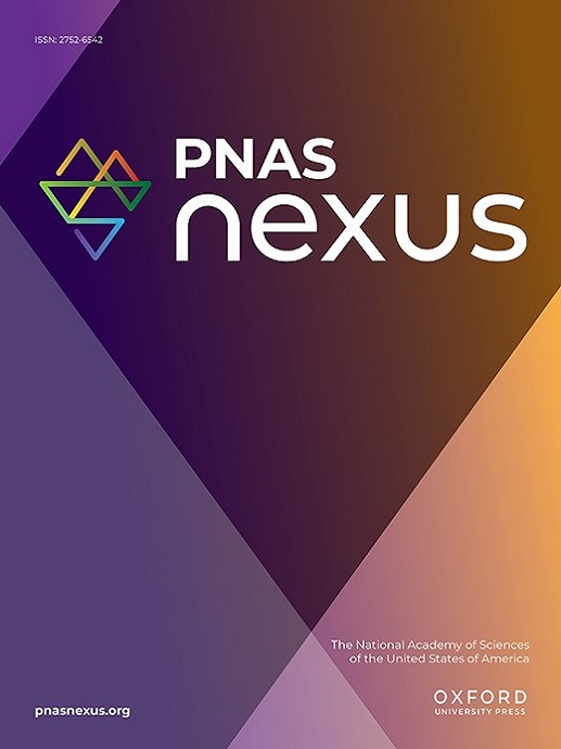 Front page of the Journal PNAS Nexus
