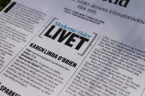 Utdrag fra avis