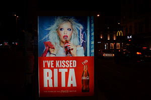 Coca Cola-reklame