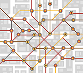 schematic city map