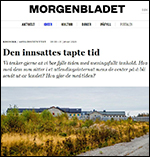 Faksimilie av artikkel i Morgenbladet