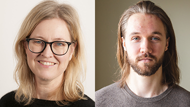 Portrettbilder av Trude Lappegård og Axel Peter Kristensen