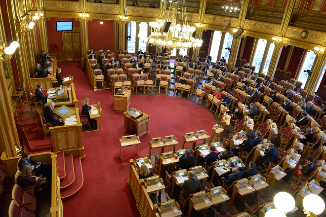 Norwegian Parliament in session