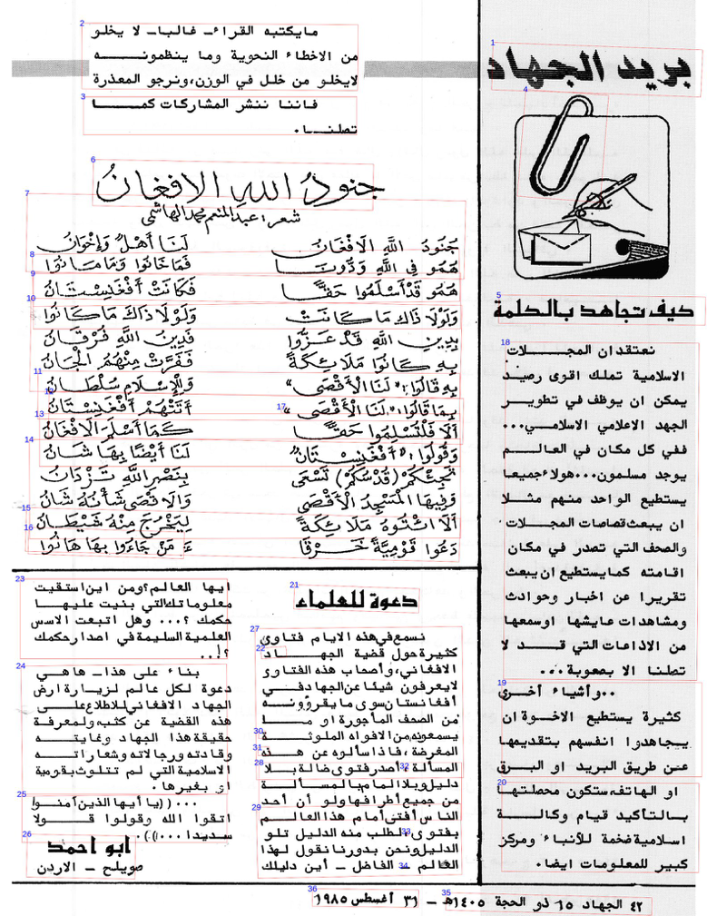 Arabic text as picture