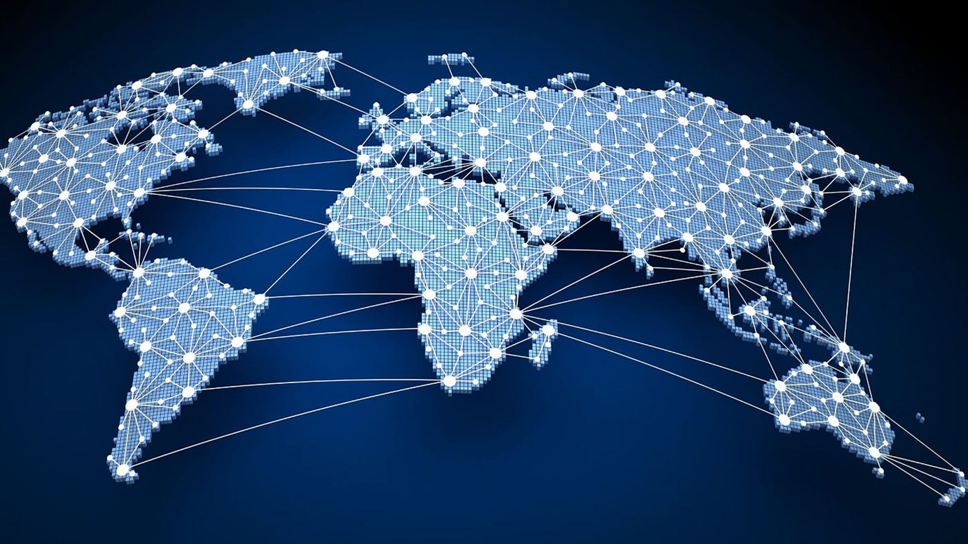Illustration of a global energy map