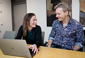 Kristine Walhovd og Anders Fjell har samarbeidet om forskning siden studietiden.