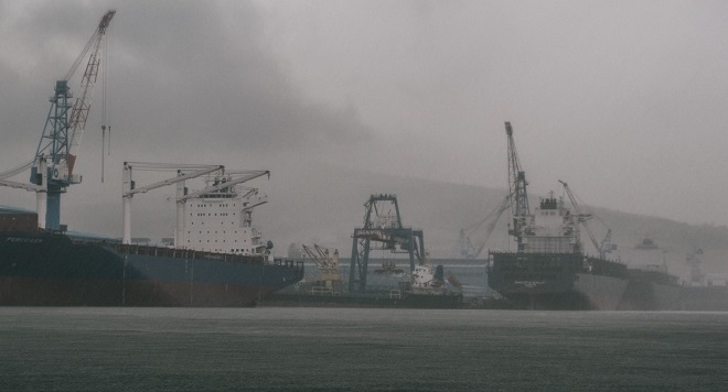 Container ships being built in Subic, Philippines. Photo: Wonho Lee
