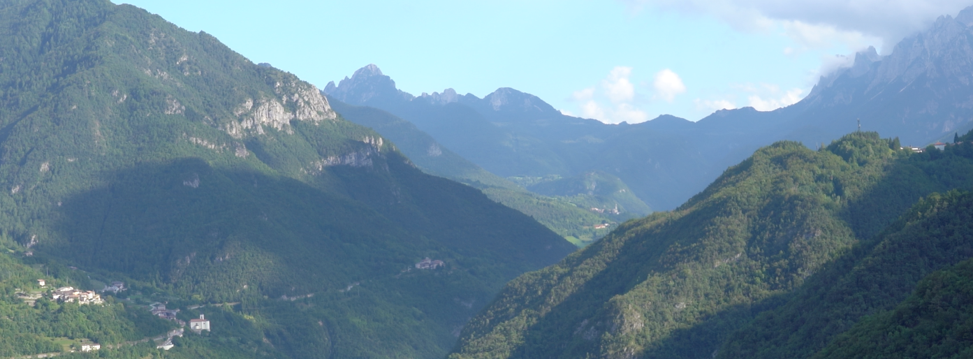 Gree valley surrounded by mountains 