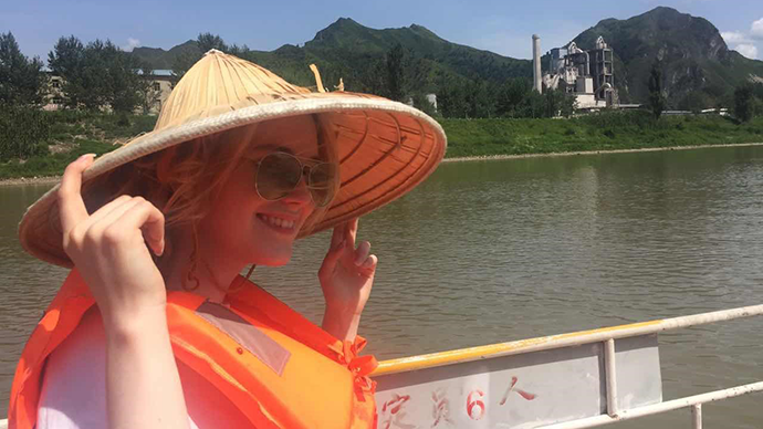 Toramari Faremo på ferjetur i Kina