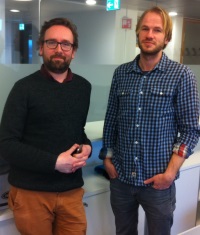 Jens Hanson og Håkon Endresen Normann.