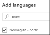 Velg norsk visningsspråk